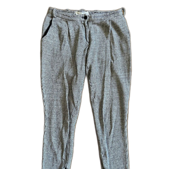 CREATURES of COMFORT Gray Stripe Tapered Light Weight Pants Women's Size XS - Picture 1 of 9